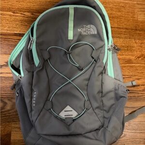 The North Face Charcoal and Mint Jester Backpack